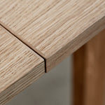 Rectangular Dining Table Oak Extension, Moebe