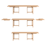 Rectangular Dining Table Oak Extension, Moebe