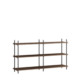 Moebe Shelving System S.85.2.B Dark Oak, Moebe