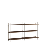 Moebe Shelving System S.85.2.B Dark Oak, Moebe