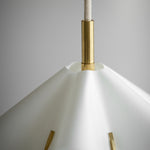Sinuate Pendant Large Brass, Moebe