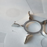 Sinuate Pendant Medium Stainless Steel, Moebe