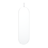 Tall Wall Mirror Stainless Steel, Moebe