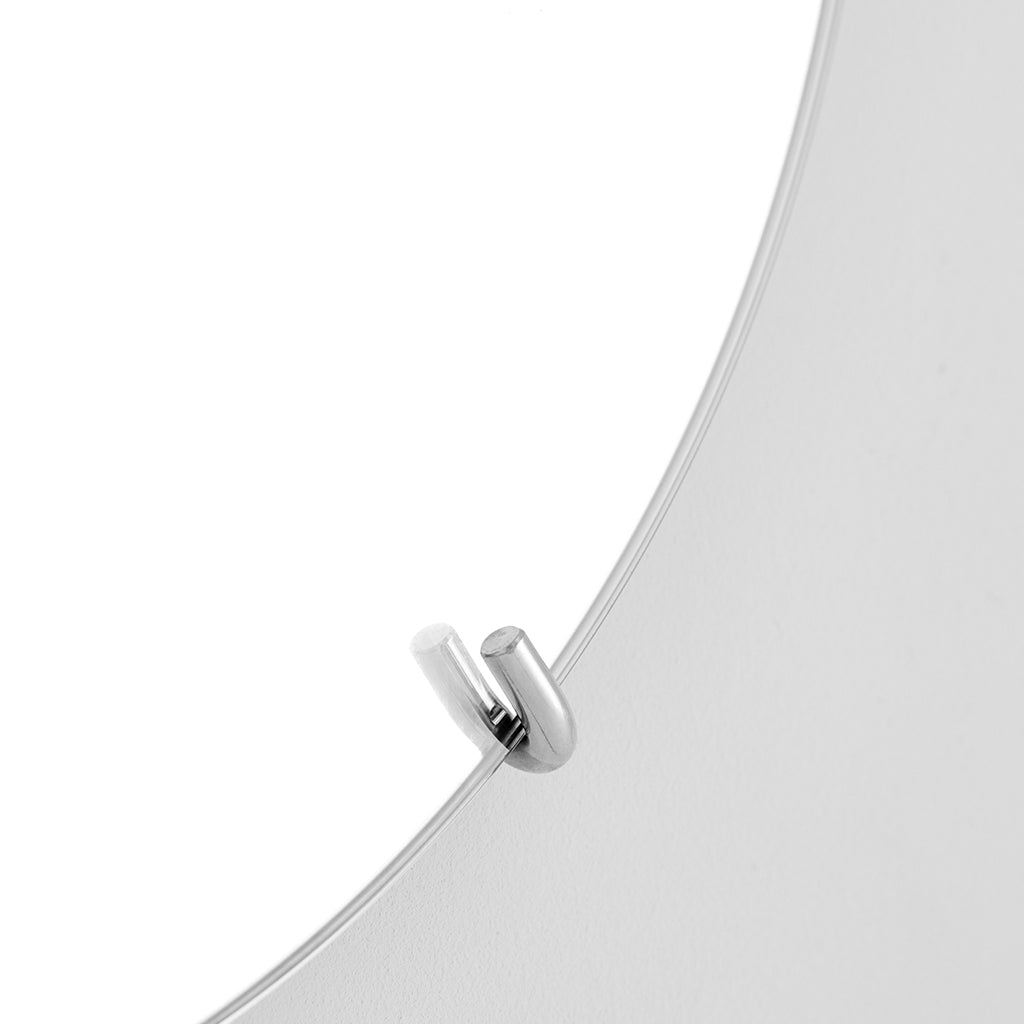 Tall Wall Mirror Stainless Steel, Moebe