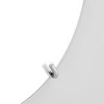 Tall Wall Mirror Stainless Steel, Moebe