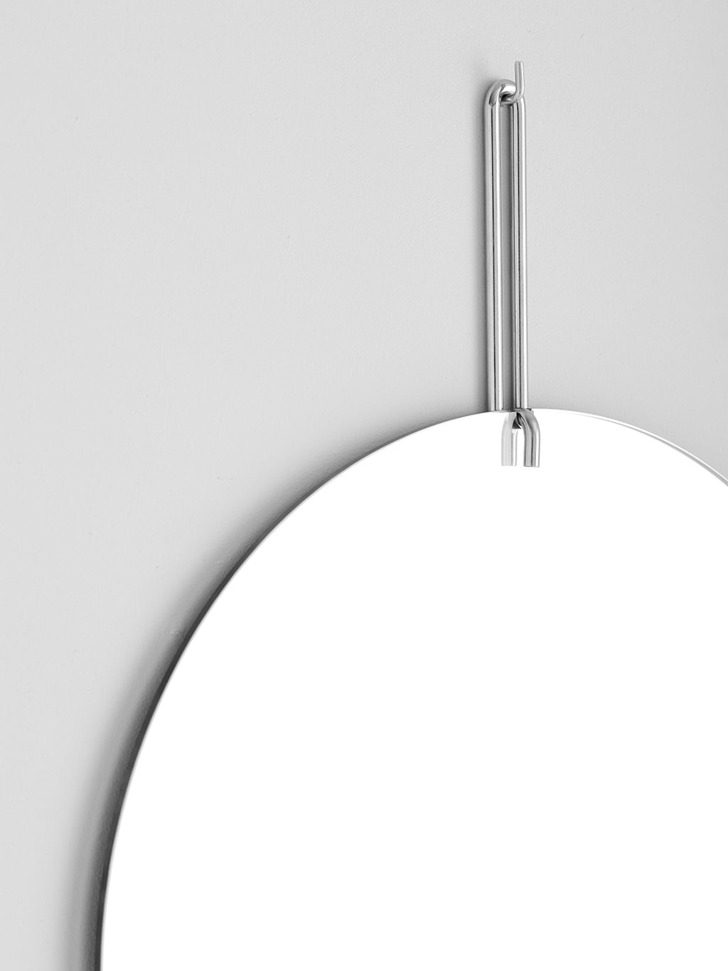Tall Wall Mirror Stainless Steel, Moebe
