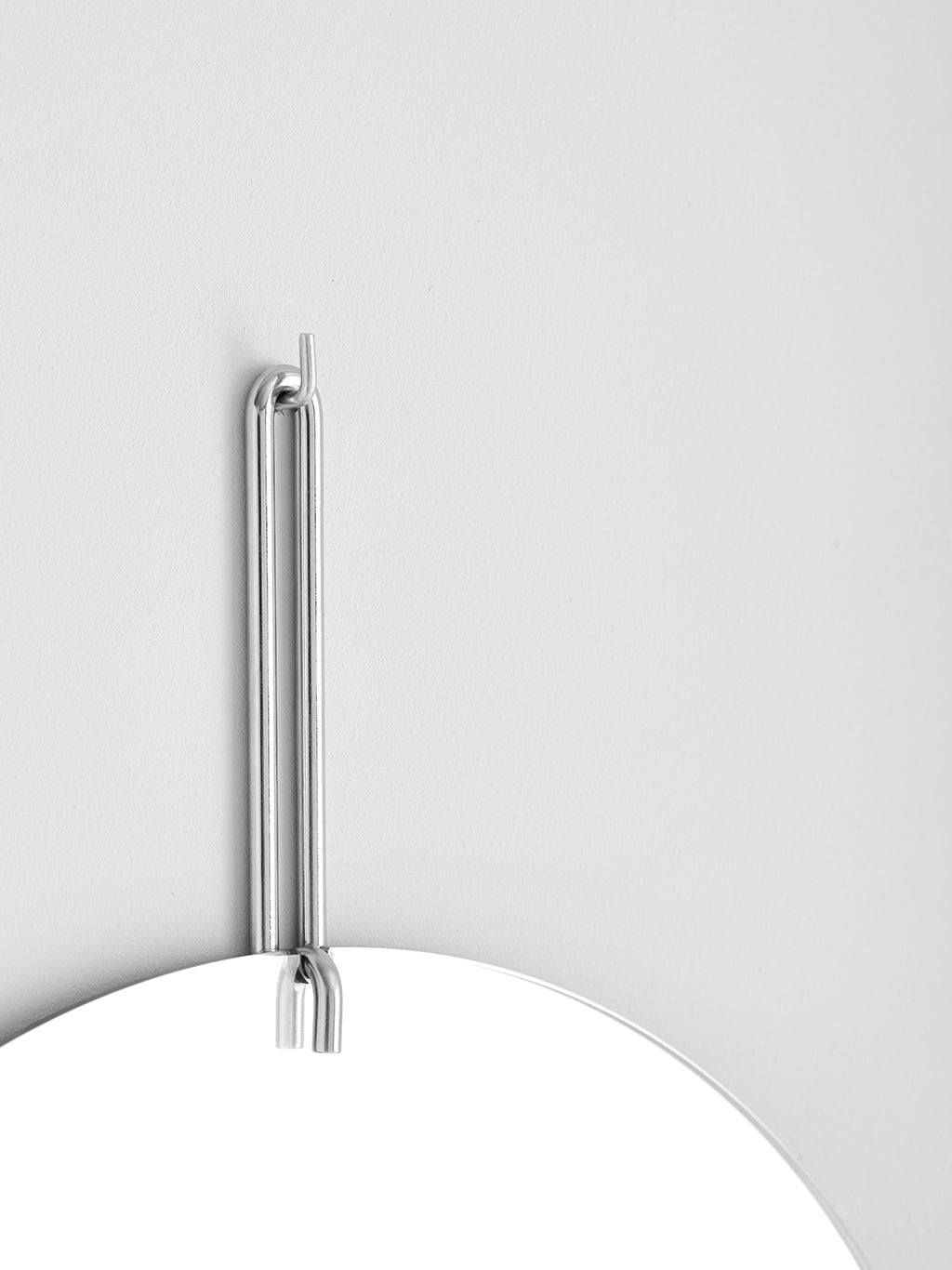 Tall Wall Mirror Stainless Steel, Moebe