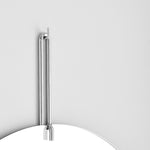 Tall Wall Mirror Stainless Steel, Moebe
