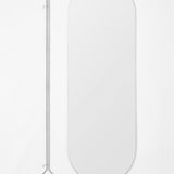 Tall Wall Mirror Stainless Steel, Moebe