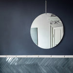 Wall Mirror Stainless Steel, Moebe
