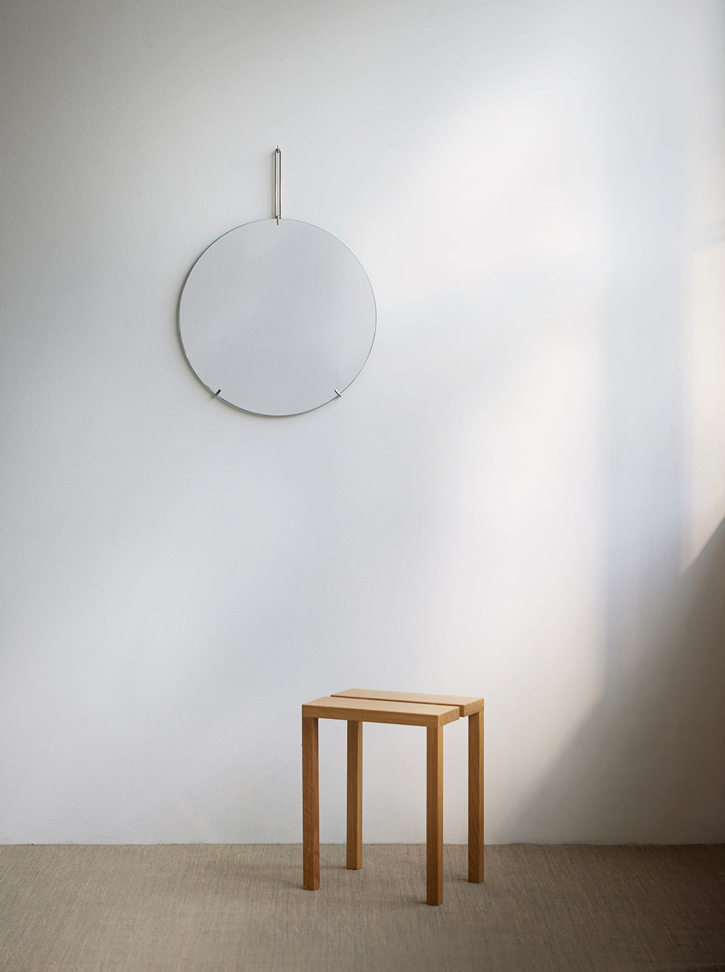 Wall Mirror Stainless Steel, Moebe