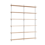 Wall Shelving WS.200.2.B Oak, Moebe