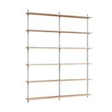 Wall Shelving WS.200.2.B Oak, Moebe