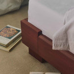 Cubico Bed Frame Dark Amber, RYE