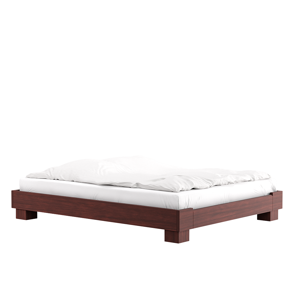 Cubico Bed Frame Dark Amber, RYE
