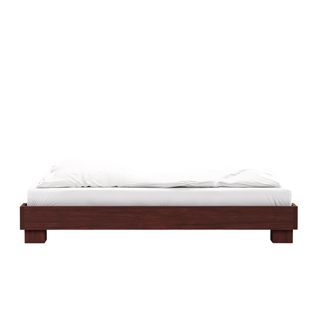 Cubico Bed Frame Dark Amber, RYE