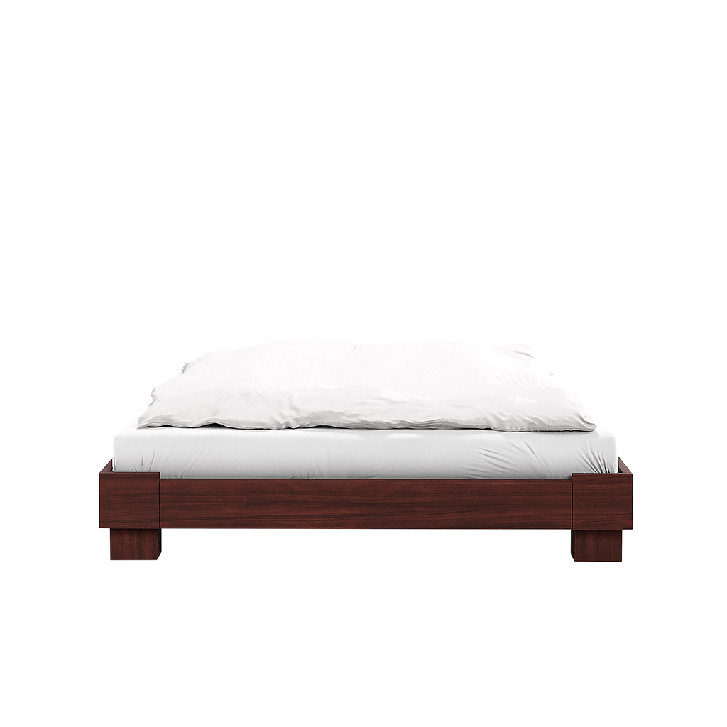 Cubico Bed Frame Dark Amber, RYE