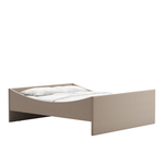 Curved Bed Frame Dark Beige, RYE