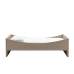 Curved Bed Frame Dark Beige, RYE