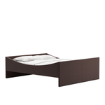 Curved Bed Frame Dark Brown, RYE
