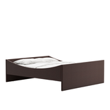 Curved Bed Frame Dark Brown, RYE