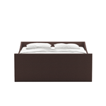 Curved Bed Frame Dark Brown, RYE