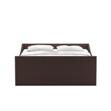 Curved Bed Frame Dark Brown, RYE