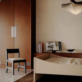 Curved Bed Frame Light Beige, RYE