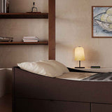Curved Bed Frame Dark Brown, RYE