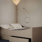 Curved Bed Frame Light Beige, RYE