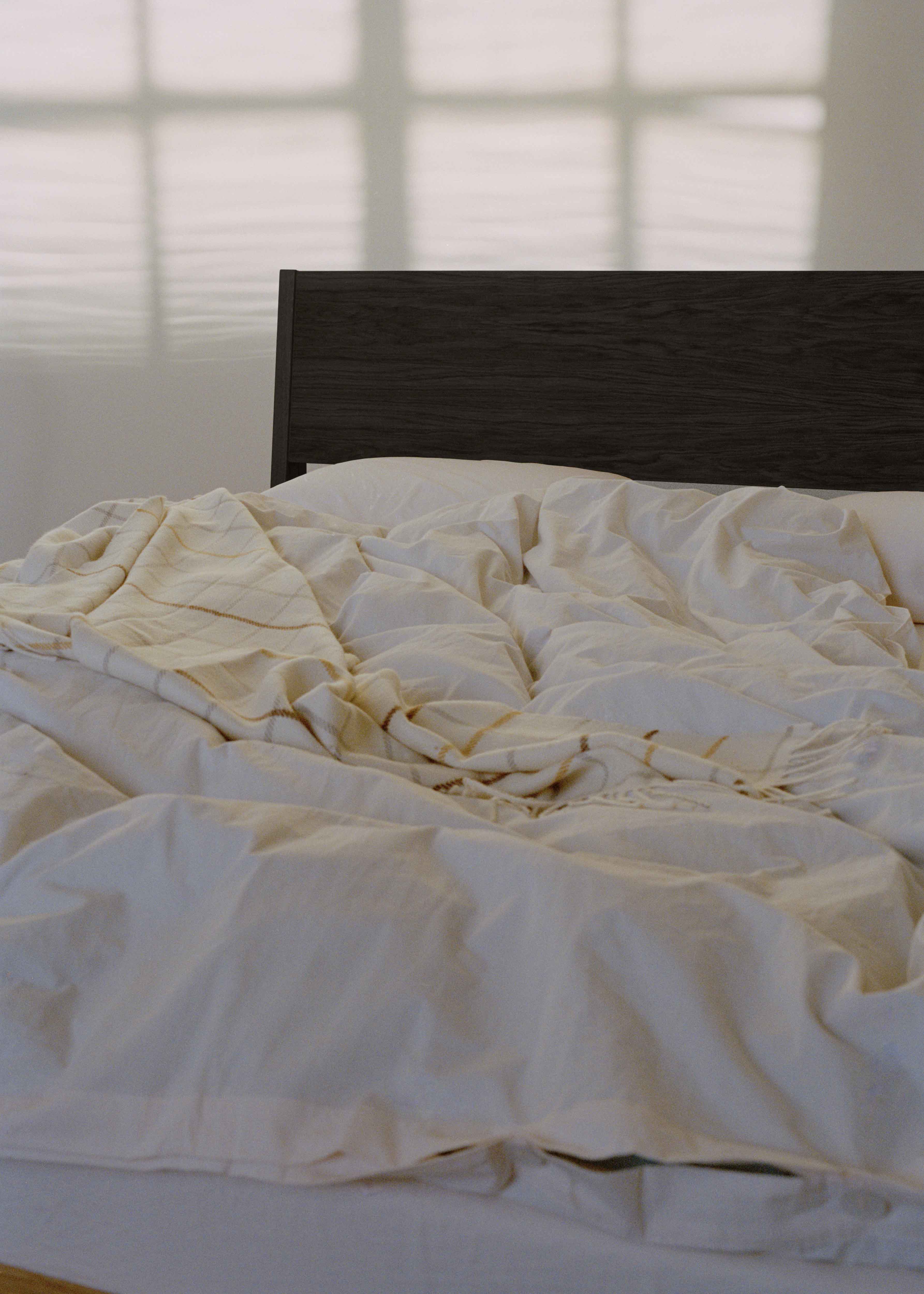 Ejer Bed Frame Black Stained Oak, RYE