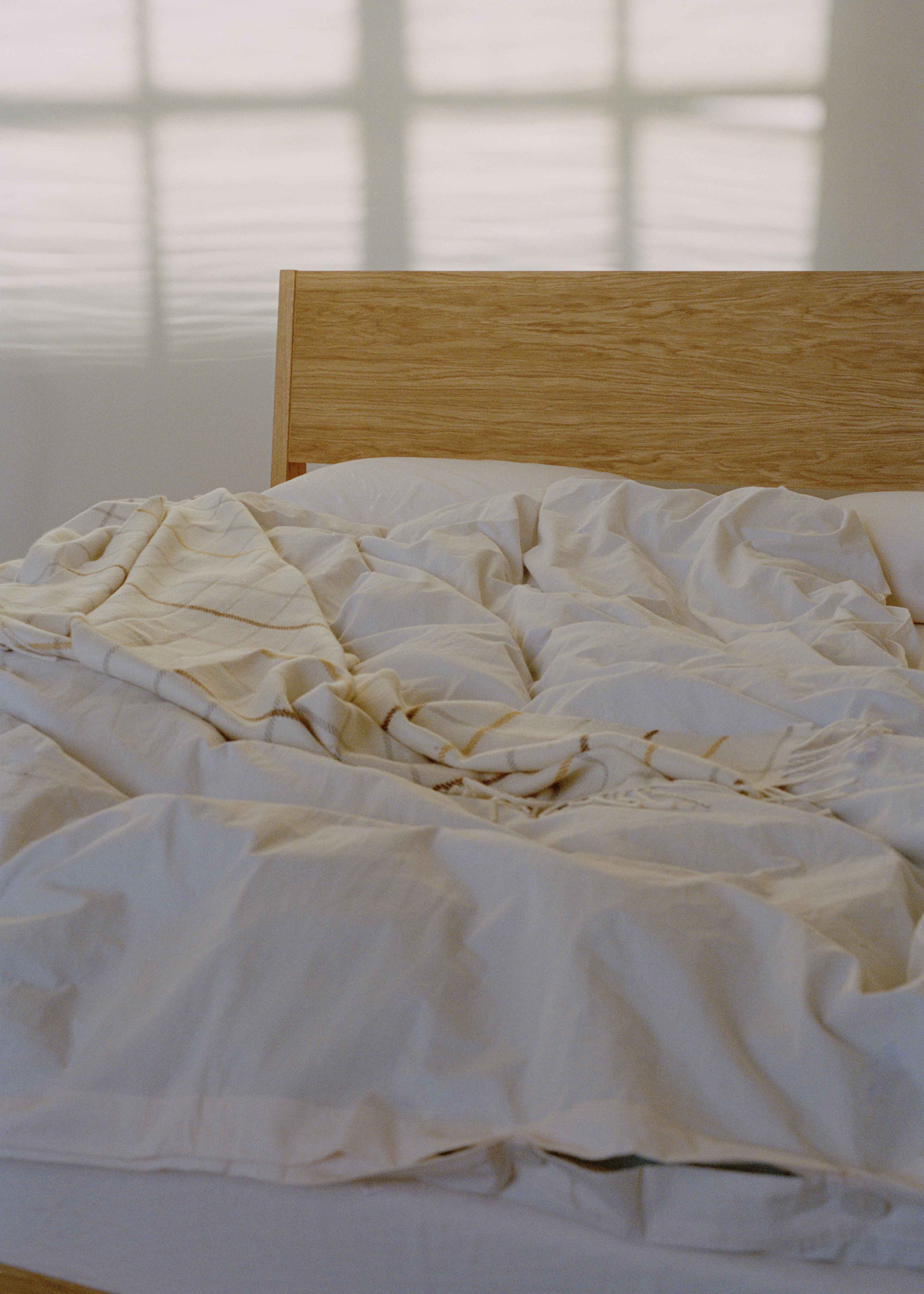 Ejer Bed Frame With Headboard Oiled Oak, RYE