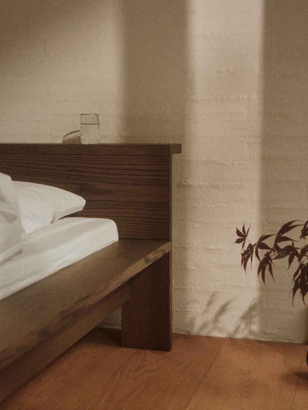 Hem Bed Frame Smoked Oak, RYE