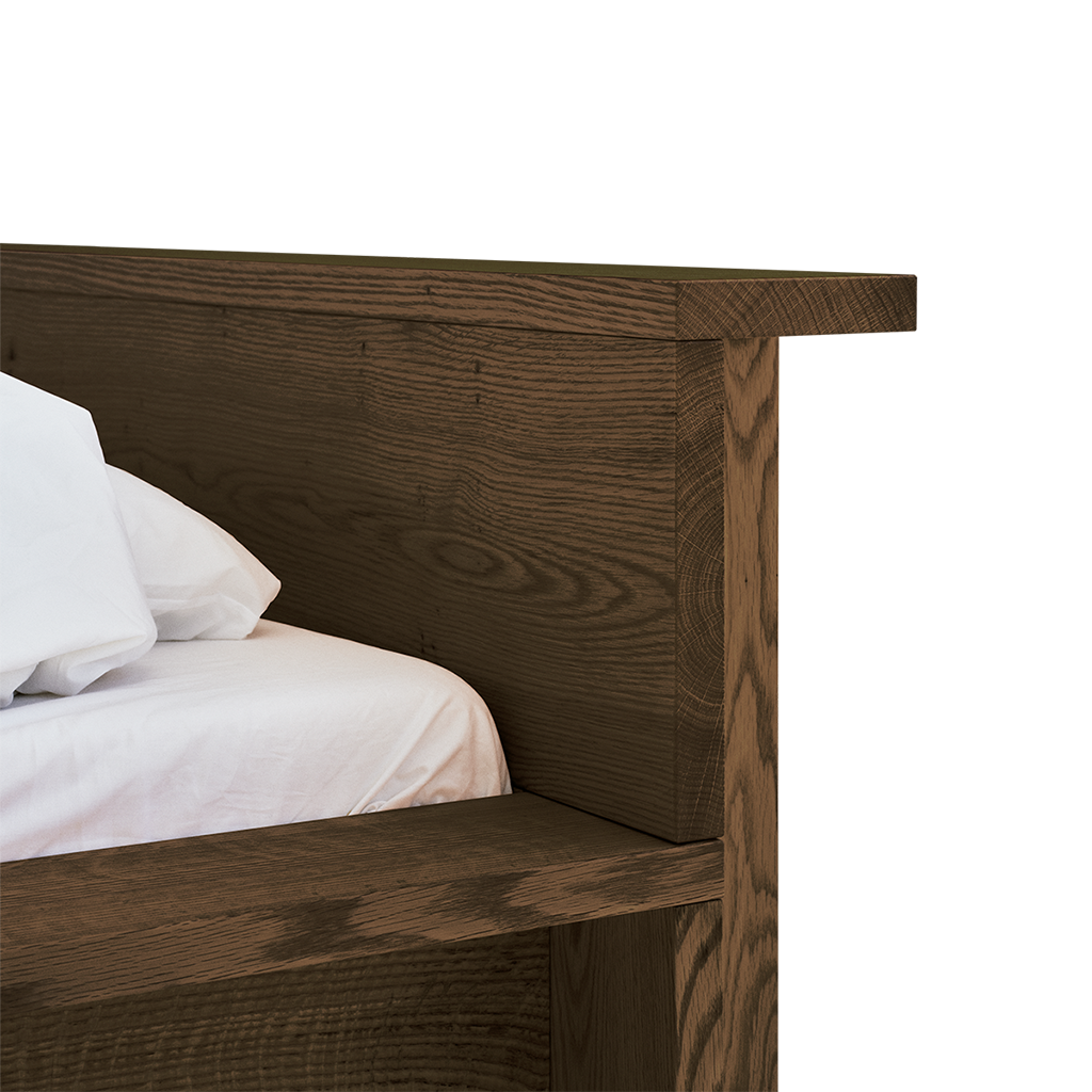 Hem Bed Frame Smoked Oak, RYE