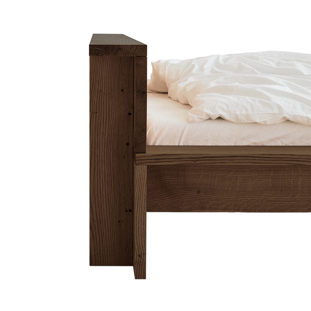 Hem Bed Frame Smoked Oak, RYE