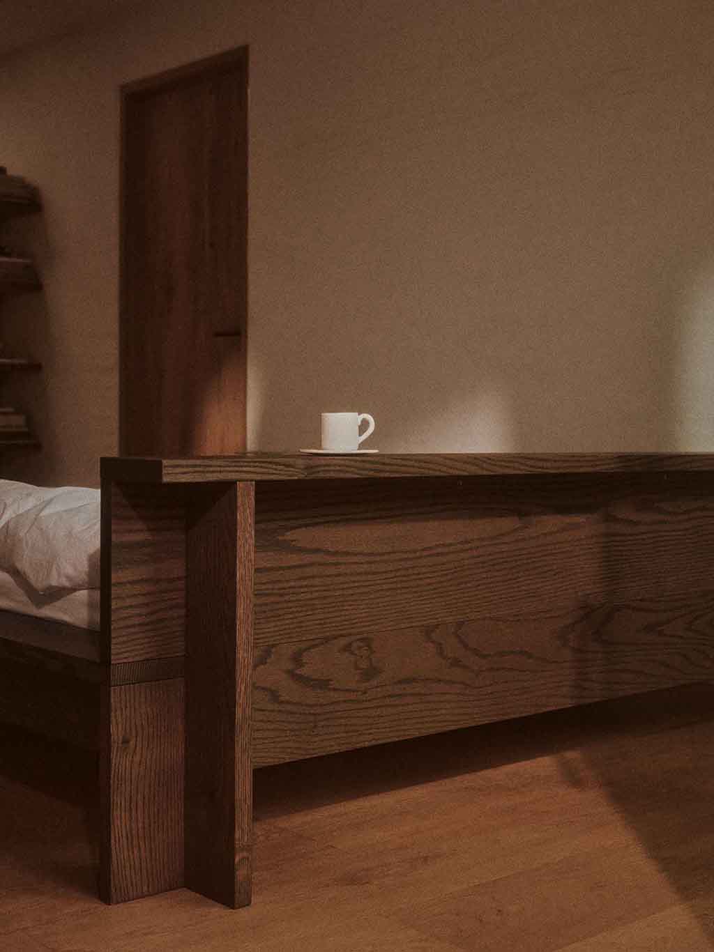 Hem Bed Frame Smoked Oak, RYE