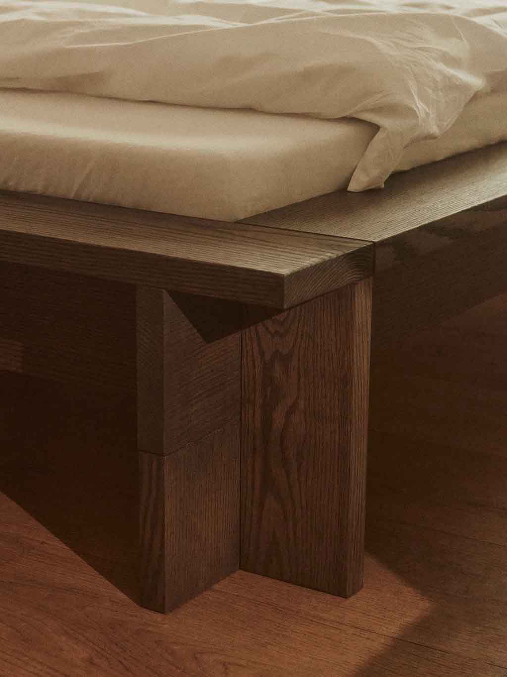Hem Bed Frame Smoked Oak, RYE