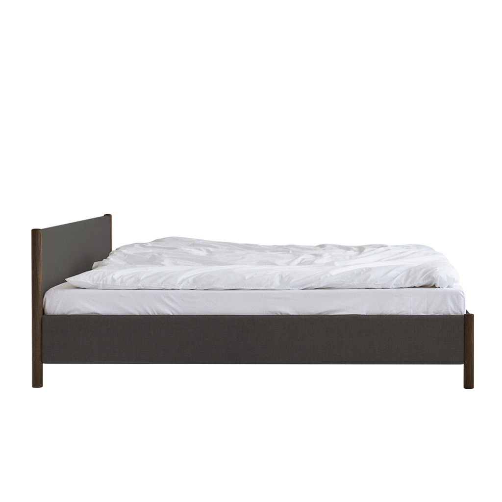 Veng Bed Frame Smoked Oak Dark Grey, RYE