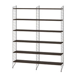 Shelving Unit Dark Oak, String Furniture