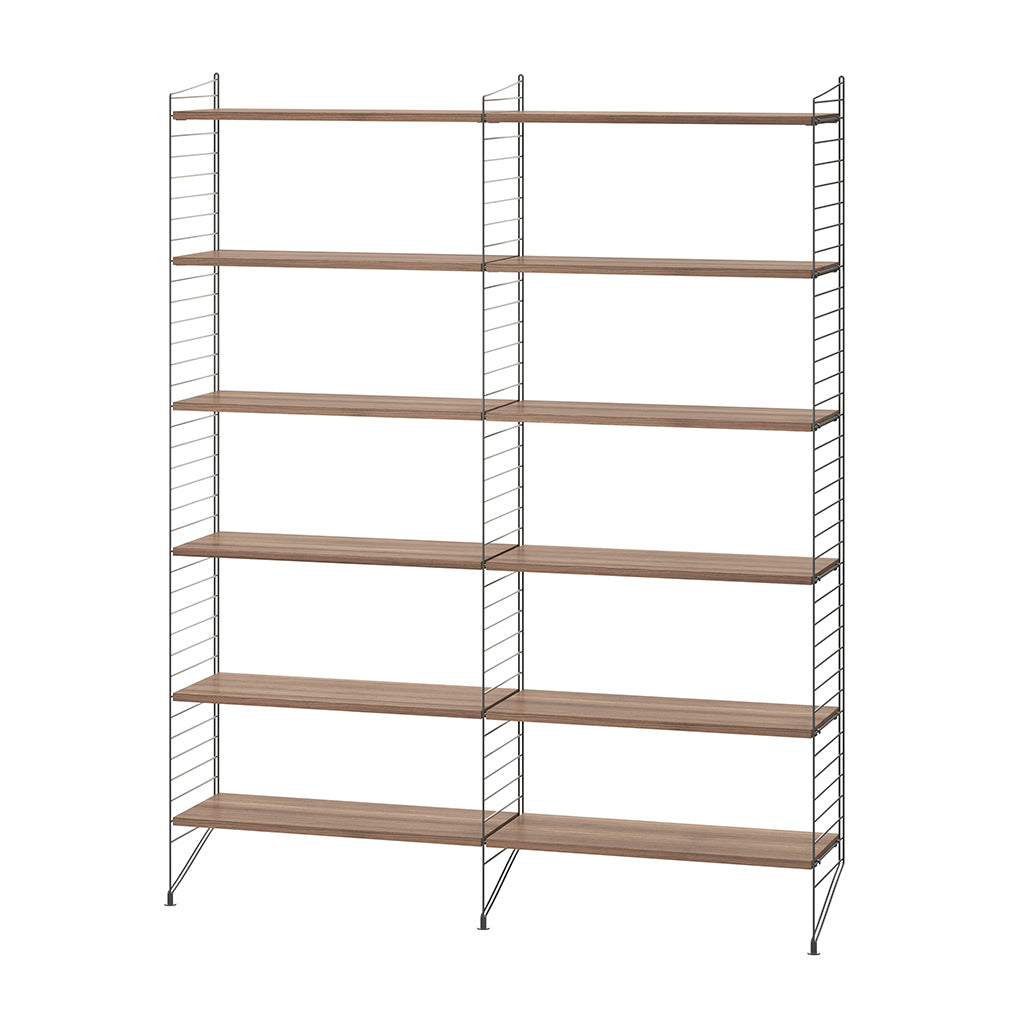 Shelving Unit Walnut, String Furniture