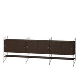 Sideboard With Cabinets Dark Oak, String Furniture