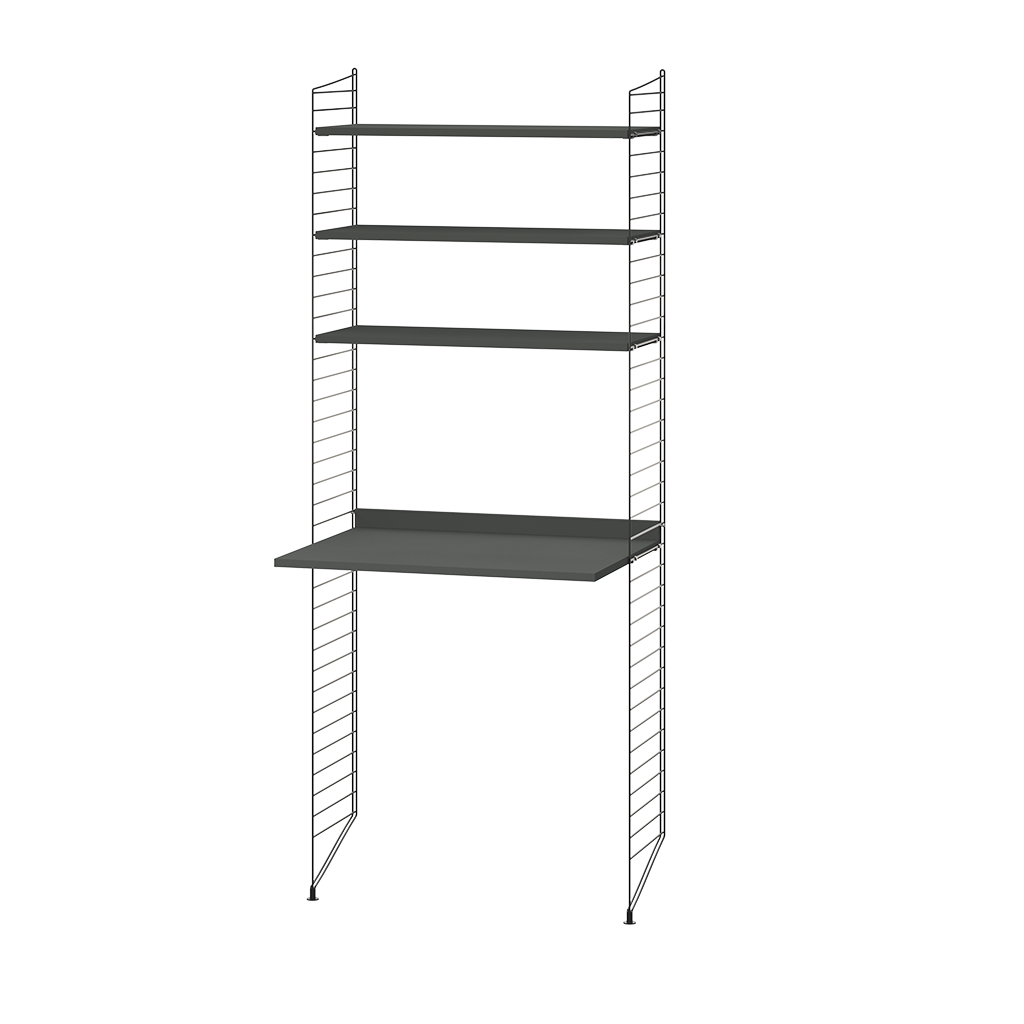Work Unit Dark Grey, String Furniture