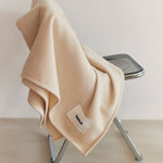Lambswool Blanket Ivory, Tekla