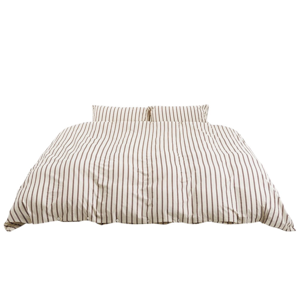 Percale Duvet Cover Hopper Stripes, Tekla