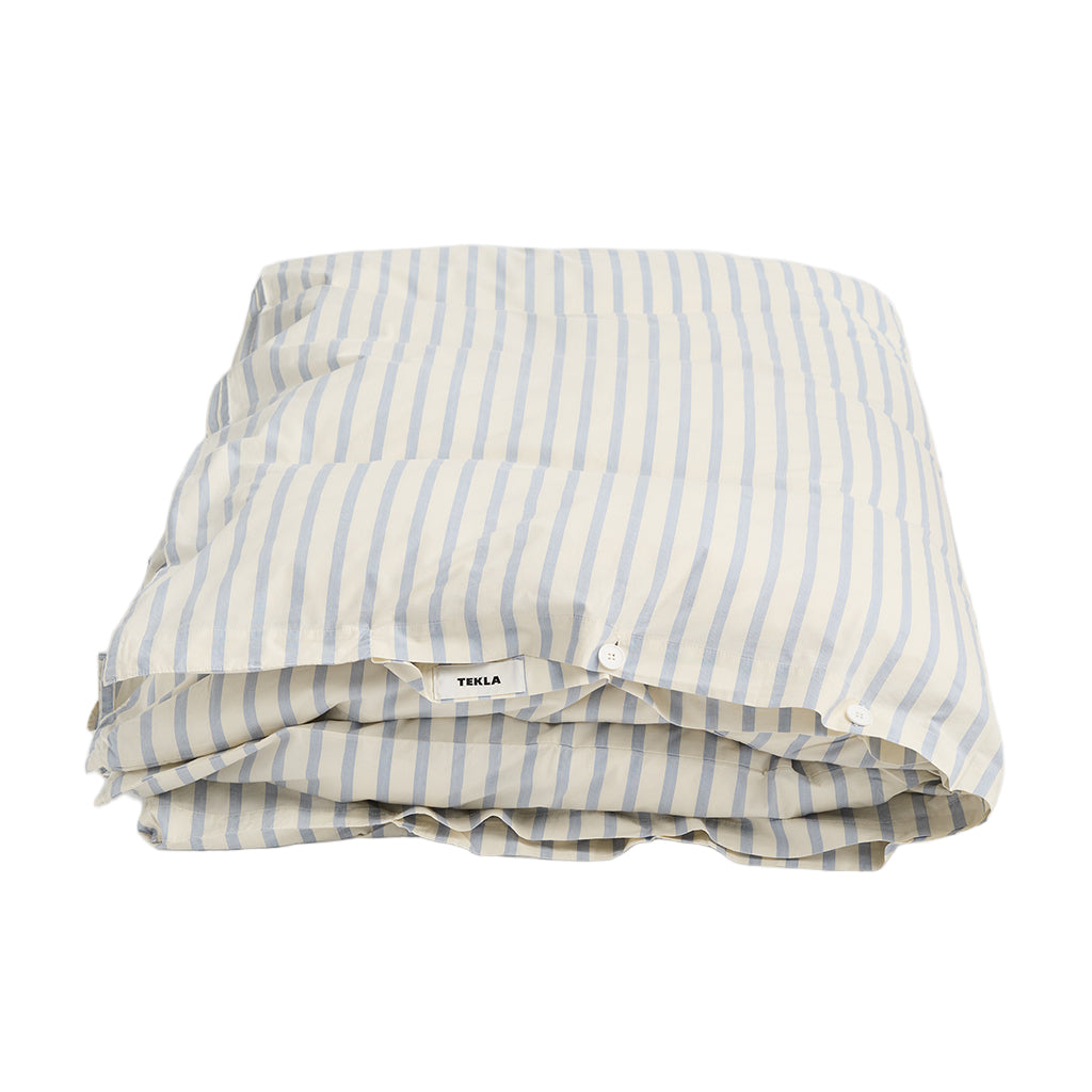 Percale Duvet Cover Needle Stripes, Tekla