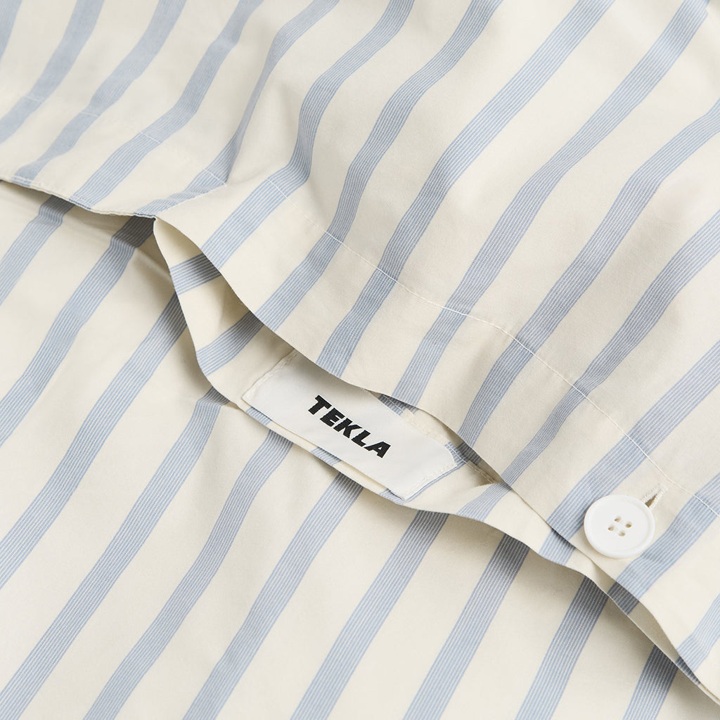 Percale Duvet Cover Needle Stripes, Tekla