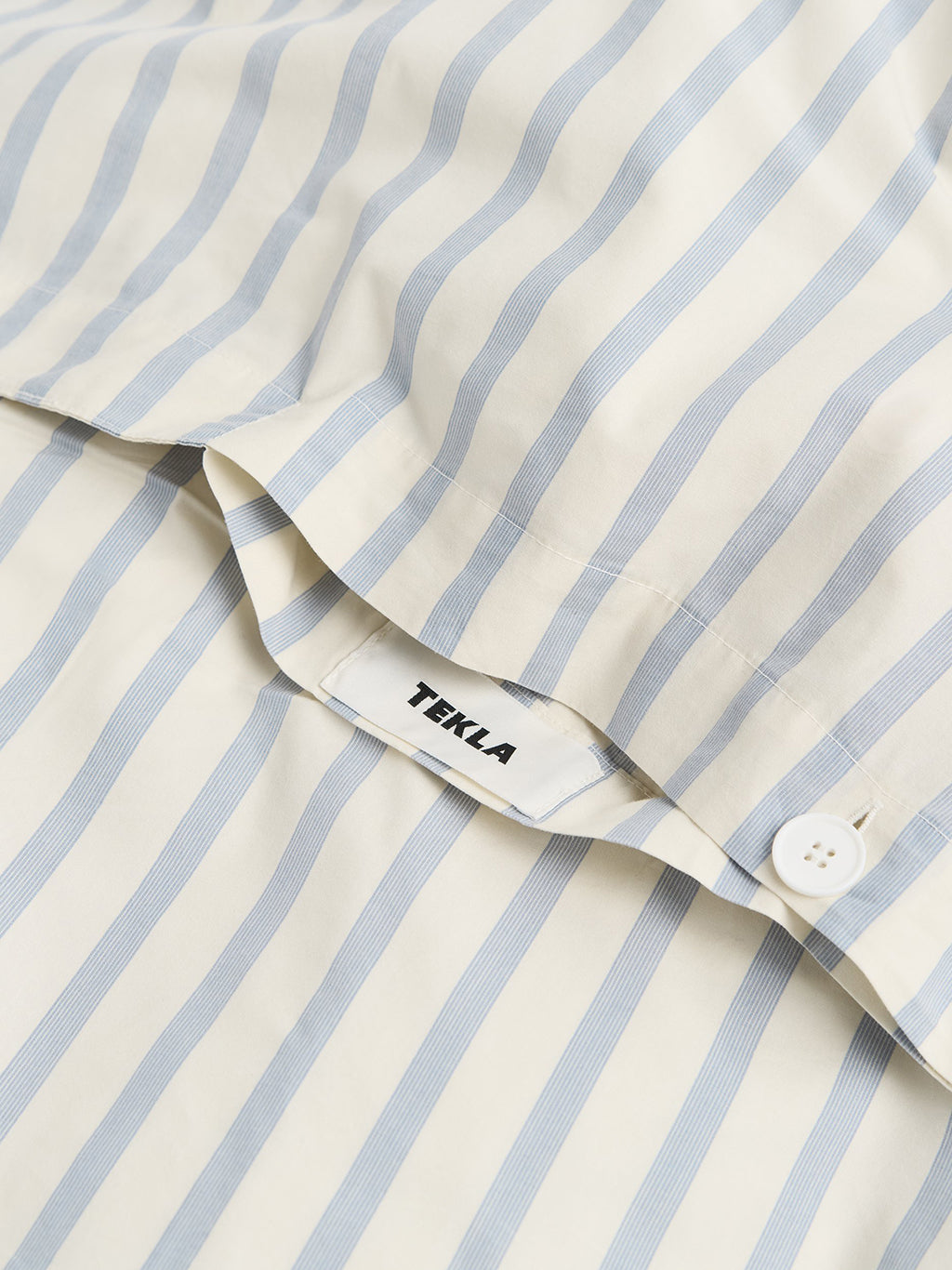 Percale Duvet Cover Needle Stripes, Tekla