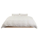Percale Duvet Cover Needle Stripes, Tekla