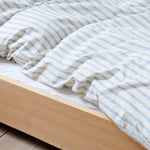 Percale Duvet Cover Needle Stripes, Tekla