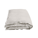 Percale Duvet Cover Soft Grey, Tekla